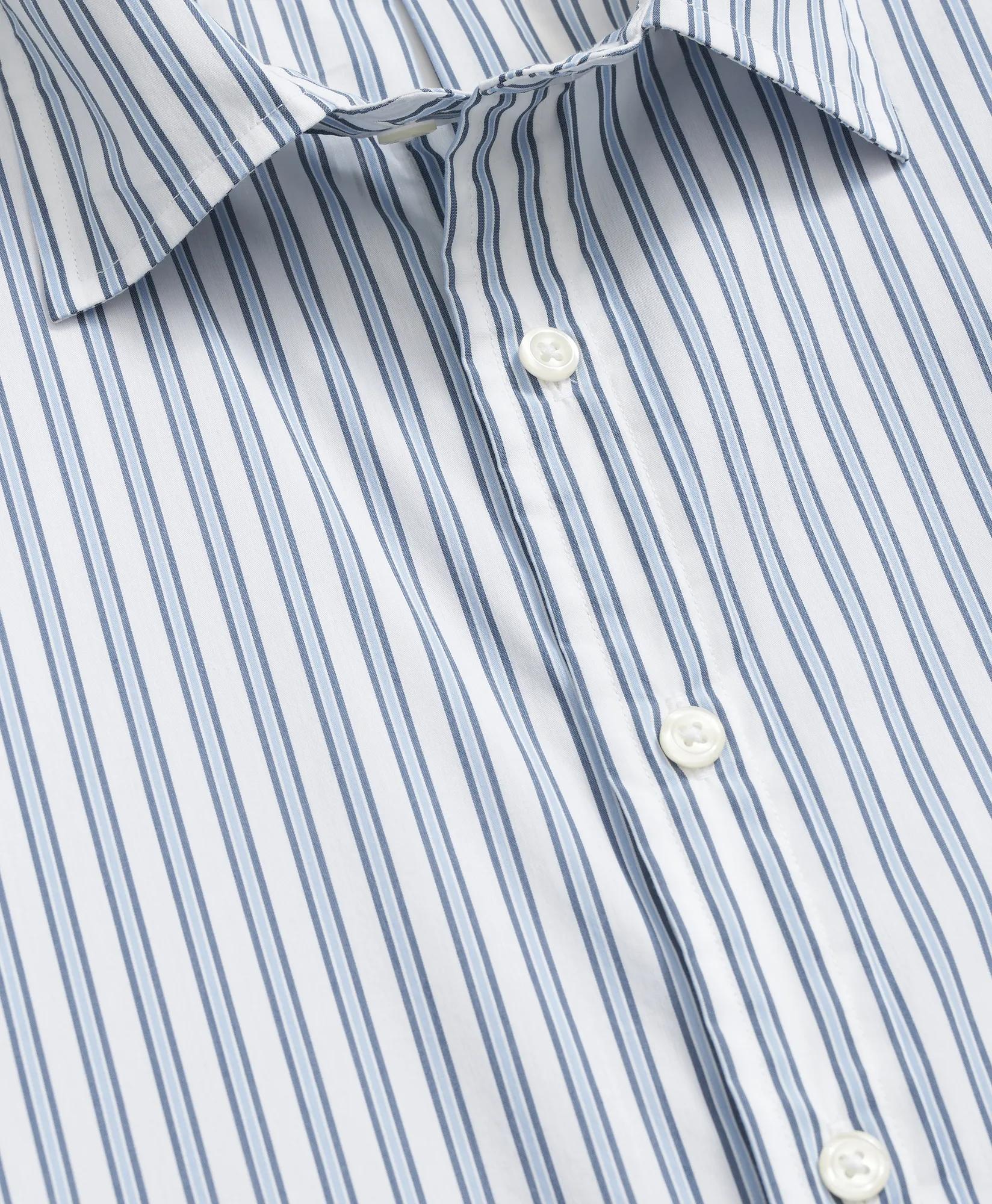 Performance Series Stretch Spread Collar Striped Sport Shirt
