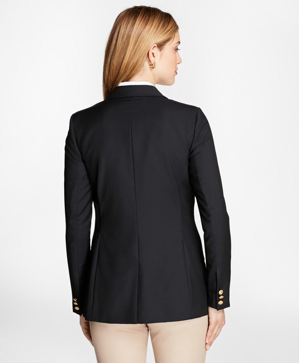 Petite Two-Button Wool Blazer