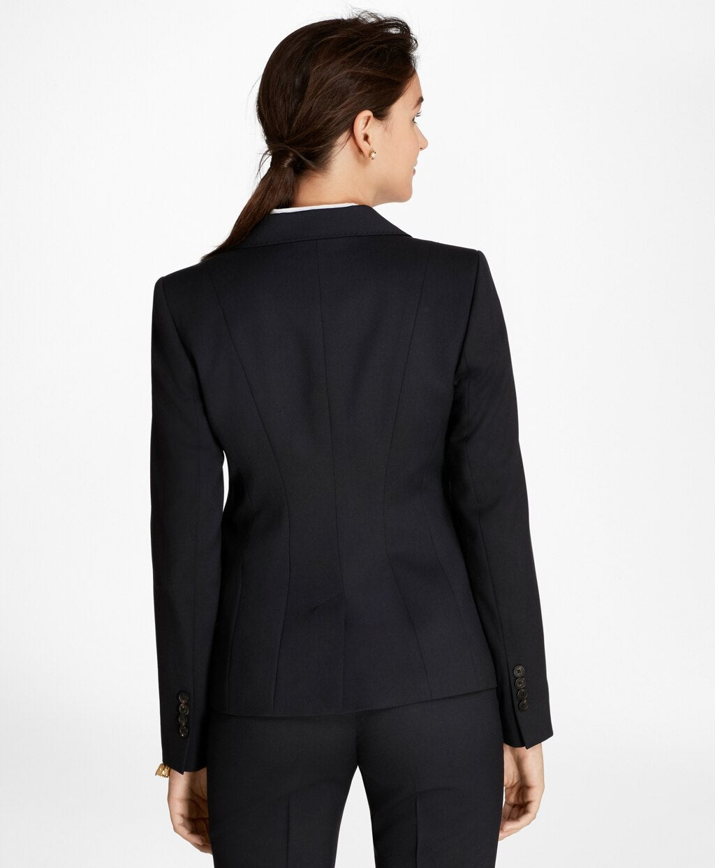 Petite Wool Two-Button Jacket
