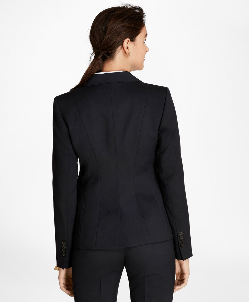 Petite Wool Two-Button Jacket