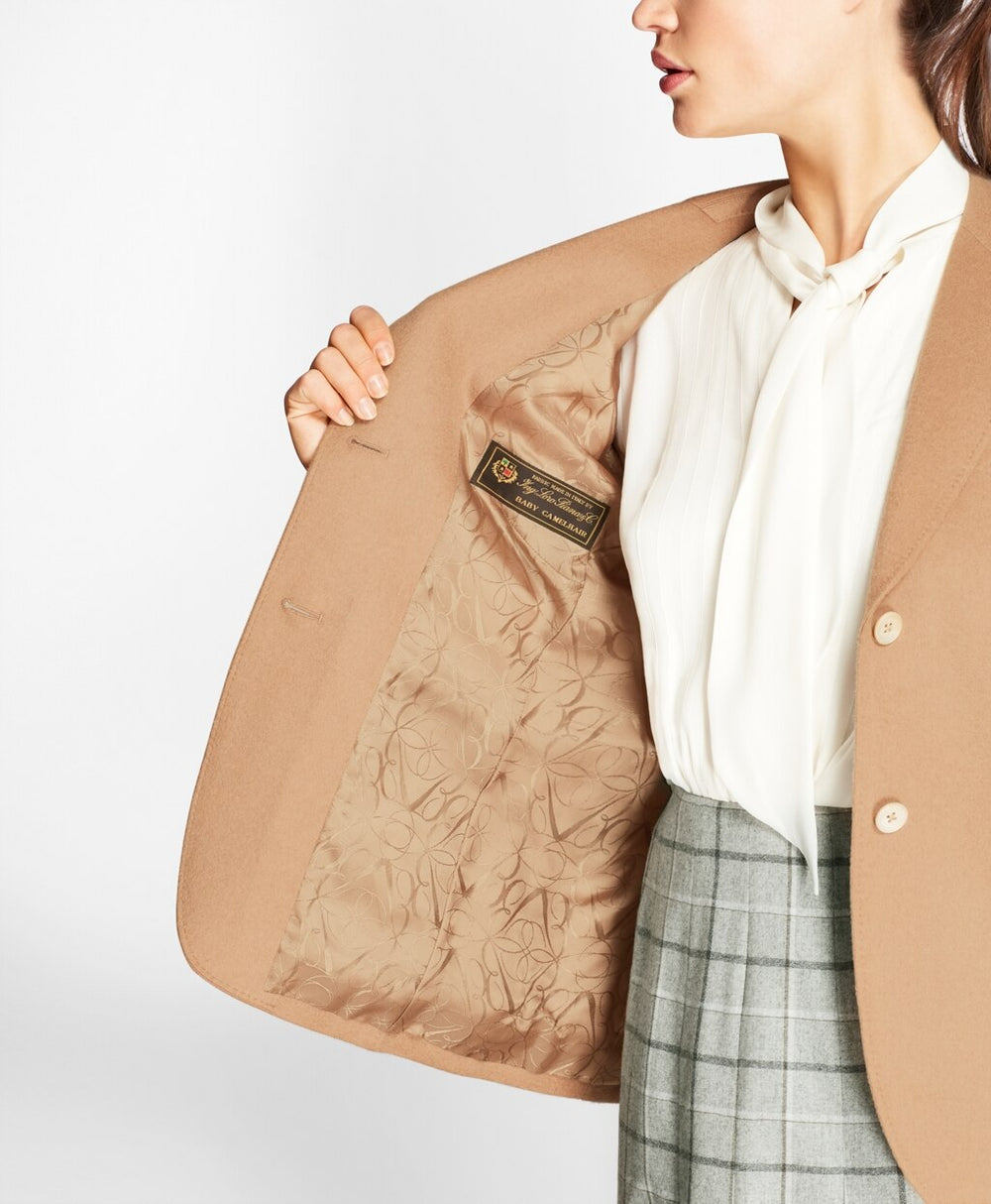 Petite Camel Hair Jacket