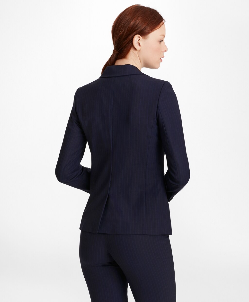 Petite Pinstripe BrooksCool® Merino Wool Jacket