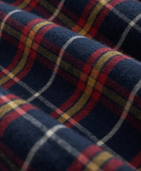 Portuguese Flannel Polo Button Down Collar WIndowpane Shirt