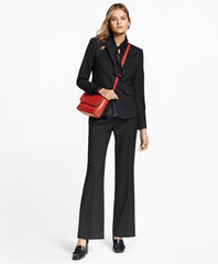 Petite Wool Wide-Leg Pants