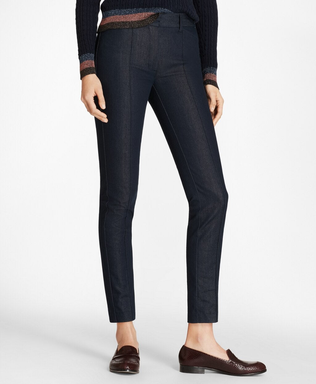 Petite Denim Ankle Pants