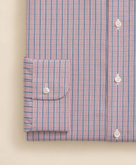 Ground Check Dress Shirt Pure Supima® Cotton Regular-Finish Ainsley Collar