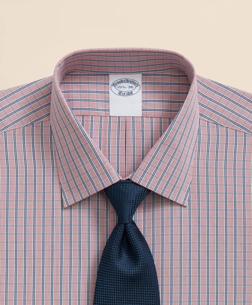 Ground Check Dress Shirt Pure Supima® Cotton Regular-Finish Ainsley Collar