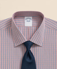 Ground Check Dress Shirt Pure Supima® Cotton Regular-Finish Ainsley Collar