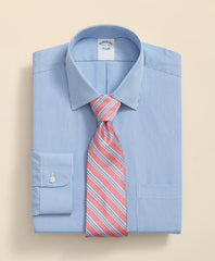 Pure Supima® Cotton Regular-Finish Ainsley Collar Micro Check Dress Shirt