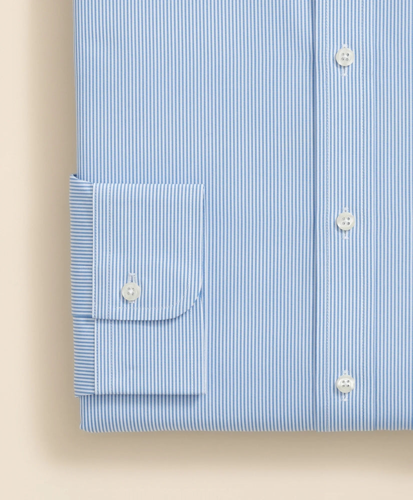 Mini Stripe Dress Shirt Pure Supima® Cotton Regular-Finish Ainsley Collar
