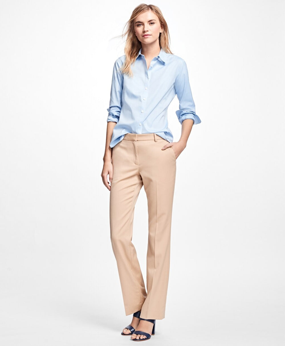Petite Non-Iron Fitted Dress Shirt