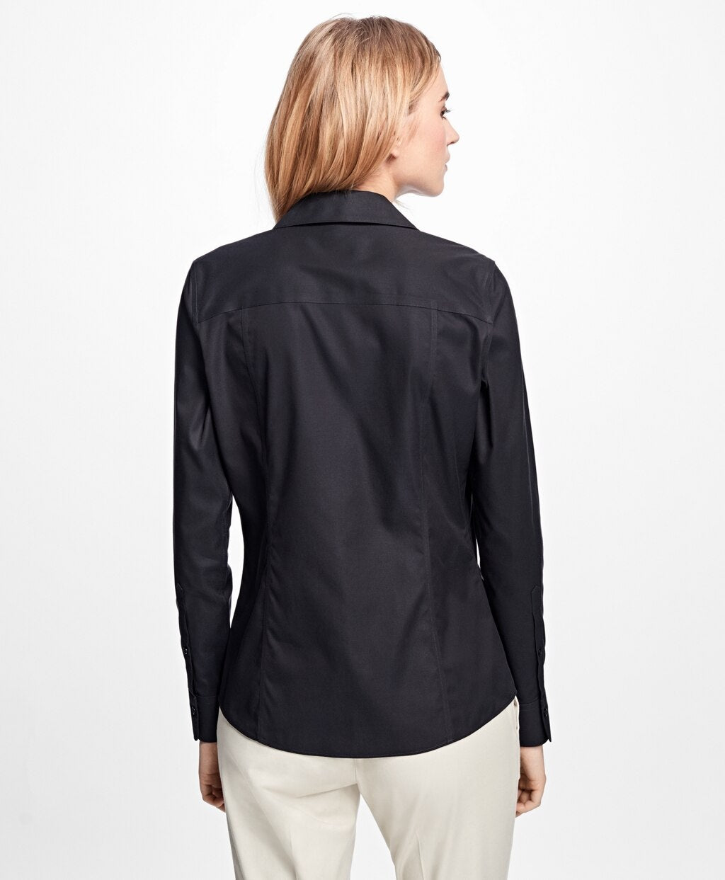 Petite Non-Iron Fitted Dress Shirt