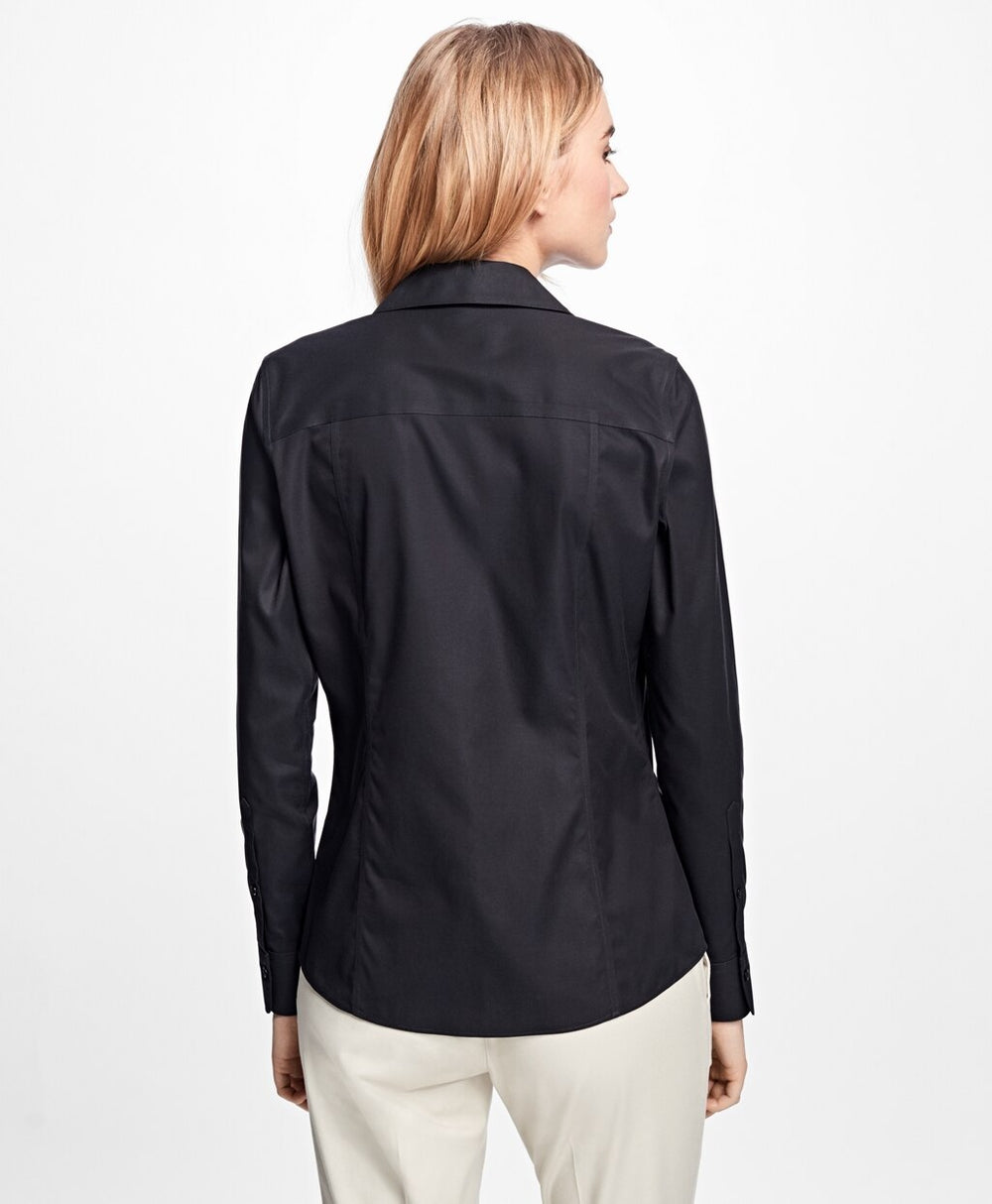 Petite Non-Iron Fitted Dress Shirt