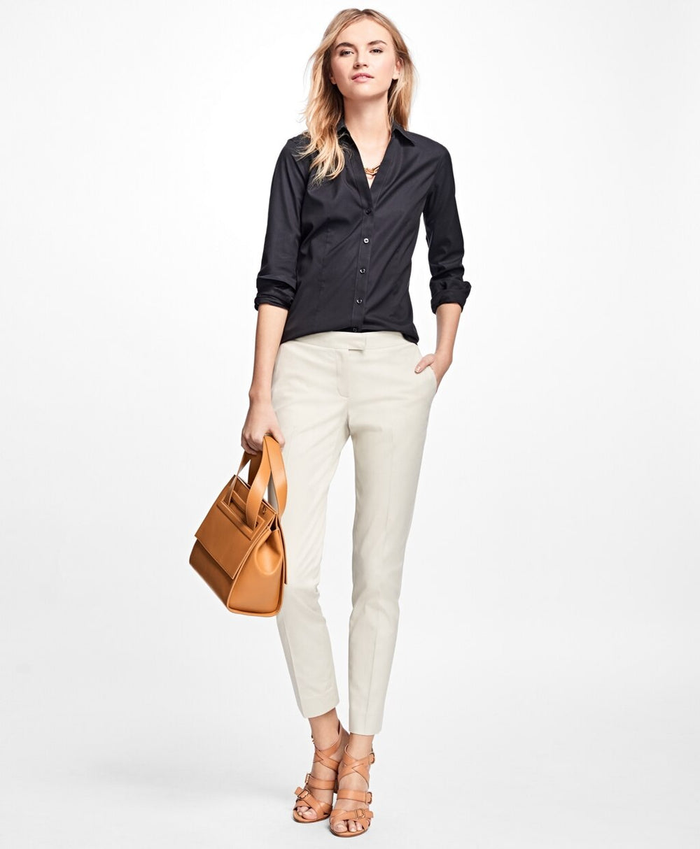 Petite Non-Iron Fitted Dress Shirt