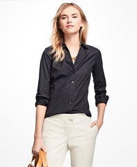 Petite Non-Iron Fitted Dress Shirt