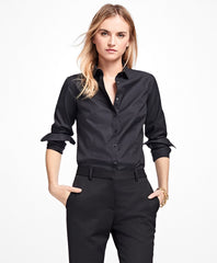 Petite Non-Iron Tailored-Fit Dress Shirt