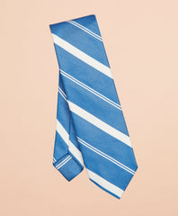 Awning Stripe Cotton-Silk Tie