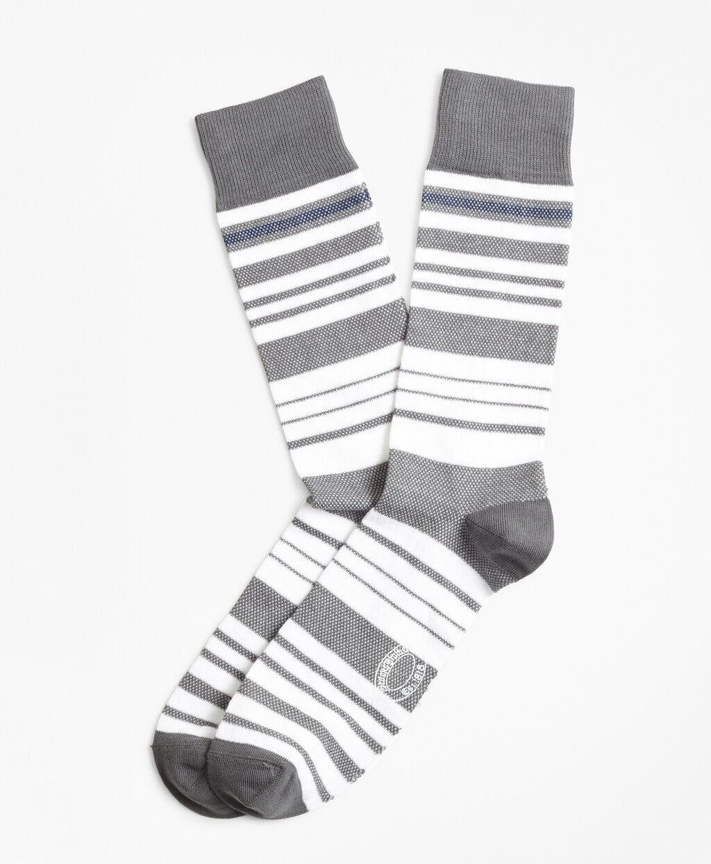 Variegated Stripe Crew Socks