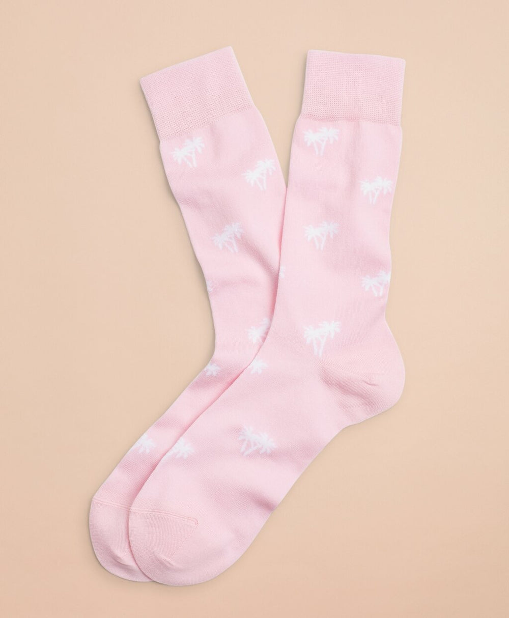 Palm Tree Crew Socks