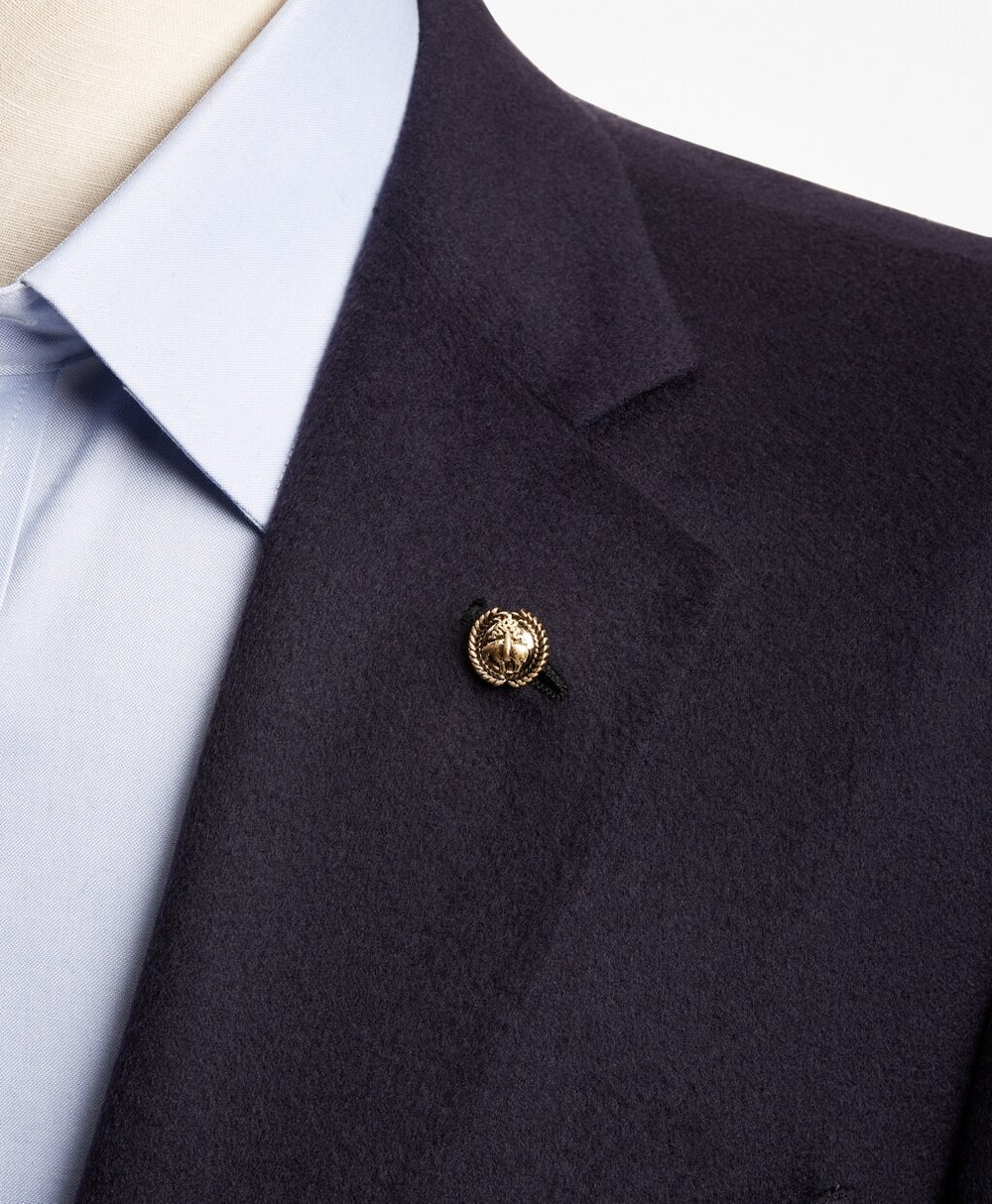 Gold-Tone Laurel Crest Lapel Pin
