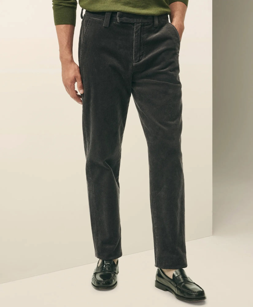 Regular Fit Wide-Wale Corduroy Pants