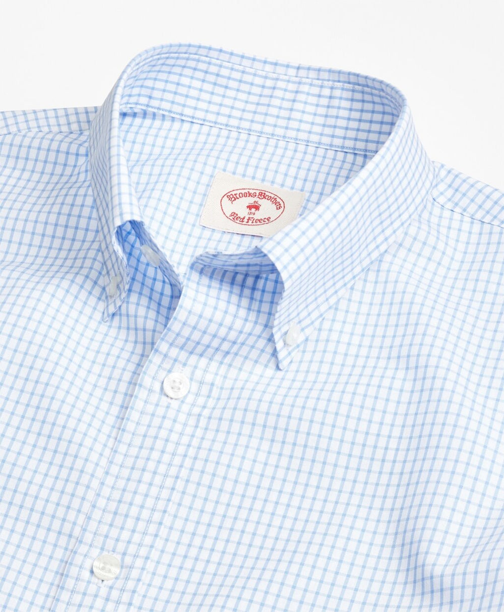 Nine-to-Nine Windowpane Plaid Shirt