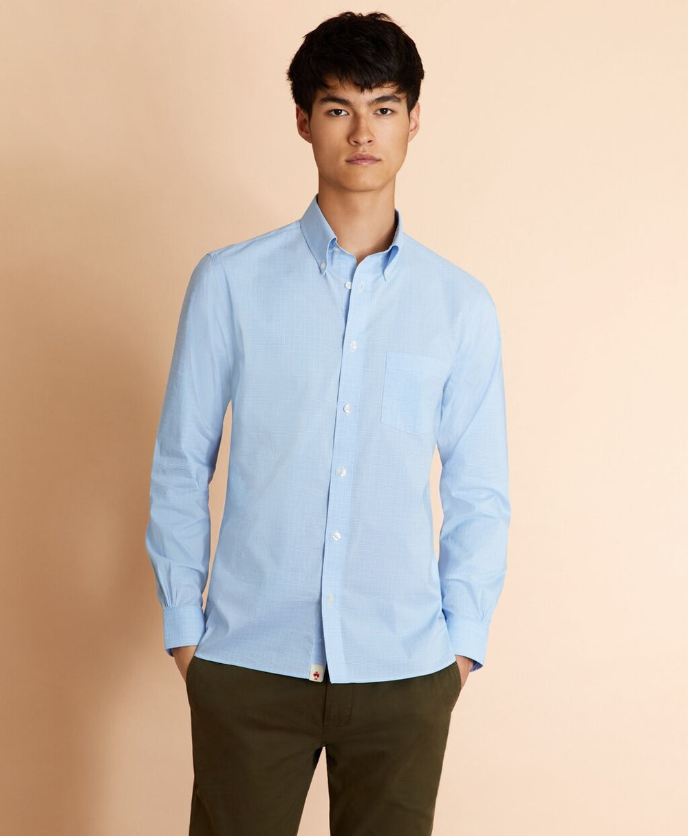 Performance Series Glen Plaid Poplin Shirt