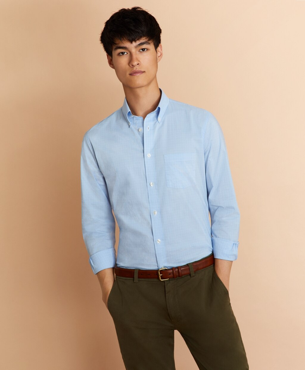 Performance Series Glen Plaid Poplin Shirt