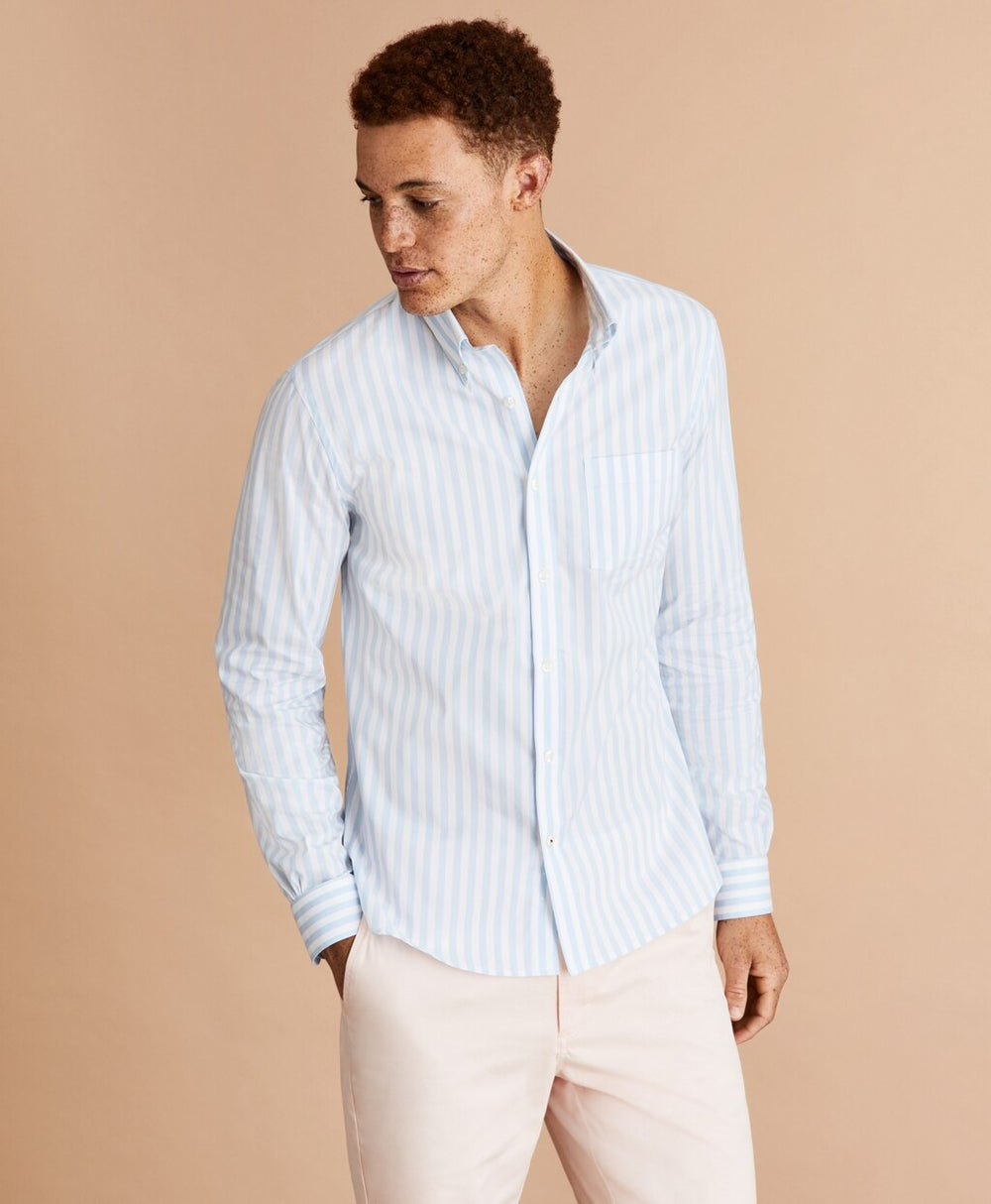 Performance Series Striped Poplin Shirt