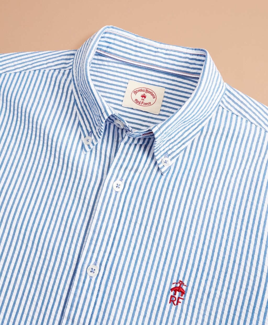 Striped Seersucker Shirt
