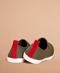 Canvas Slip-On Sneakers
