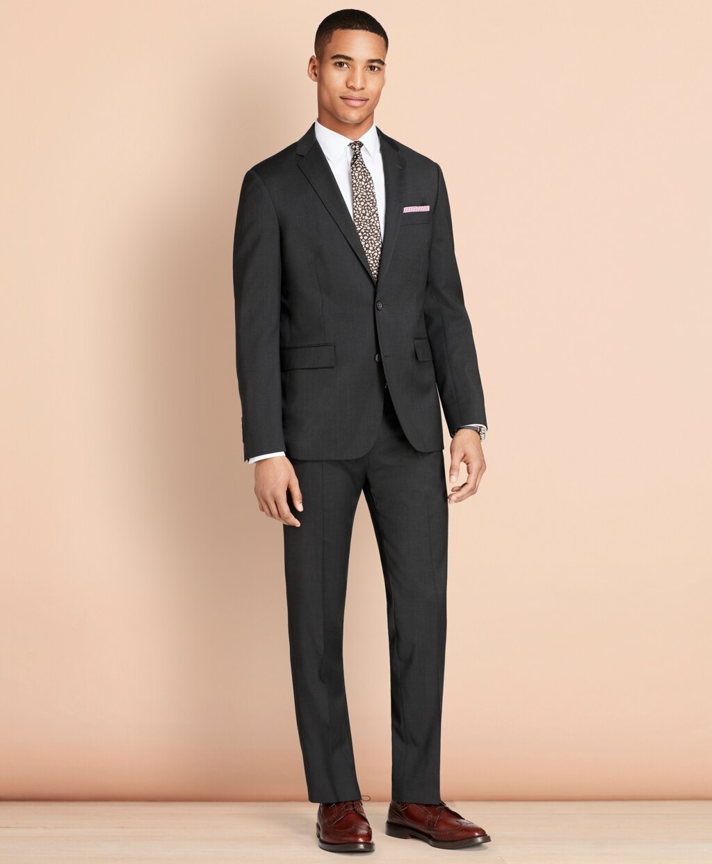 Wool Twill Suit Jacket