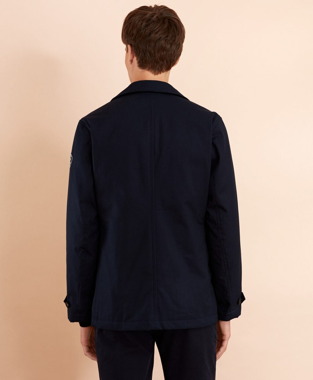Lightweight Cotton Twill Peacoat
