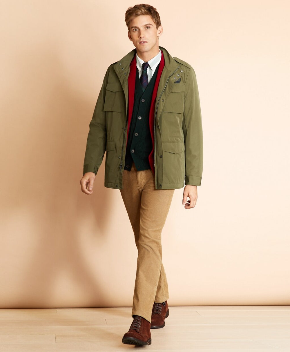 Four-Pocket Field Jacket with Removable Vest