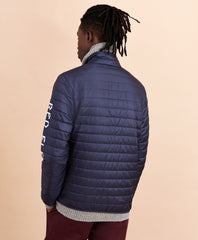 Water-Resistant Red Fleece Puffer Jacket