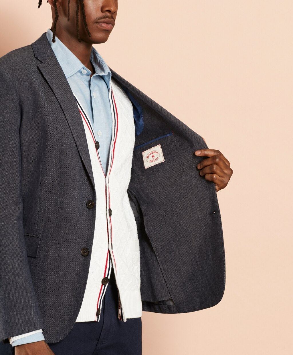 Linen-Blend Twill Sport Coat