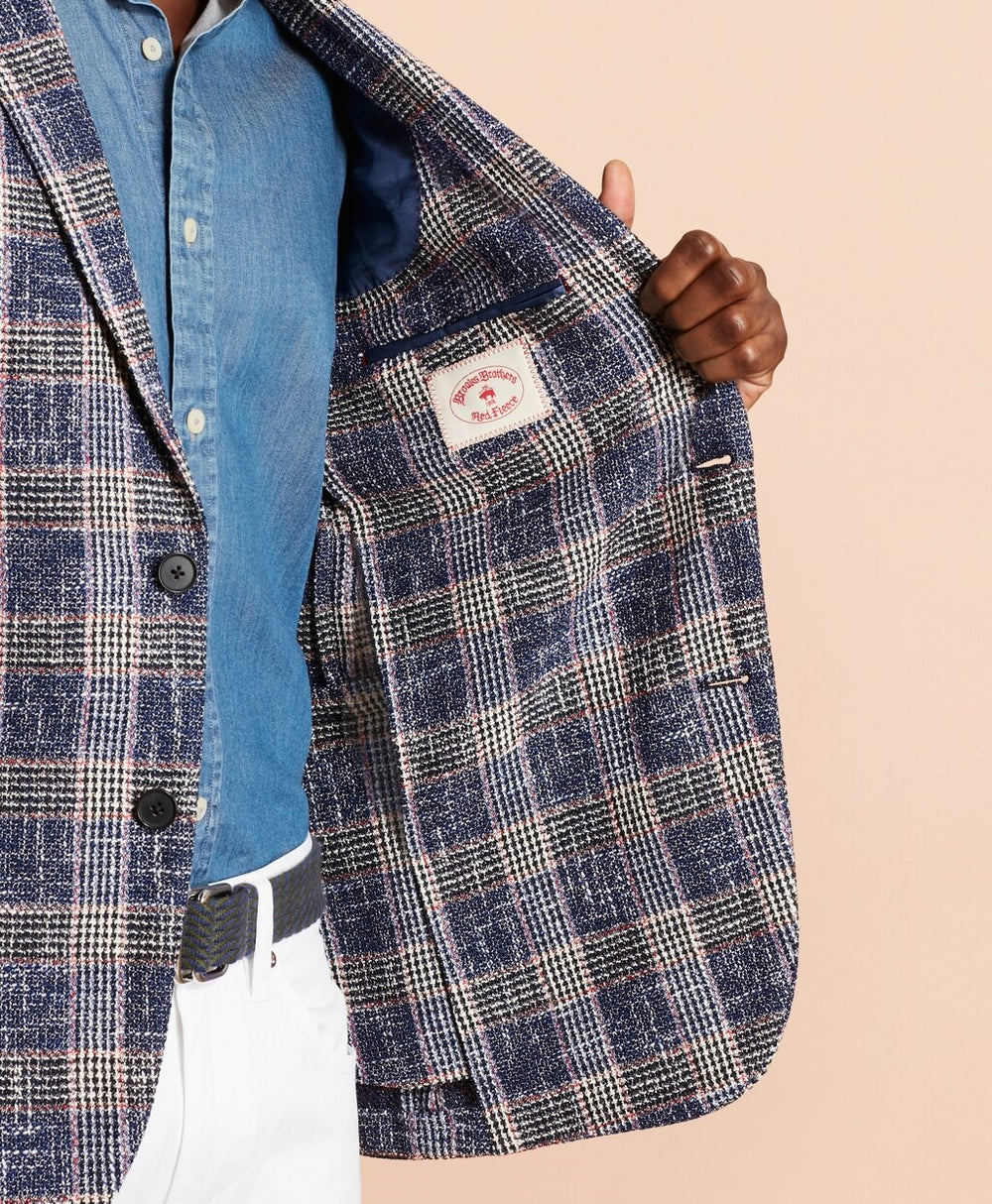 Plaid Dobby Sport Coat