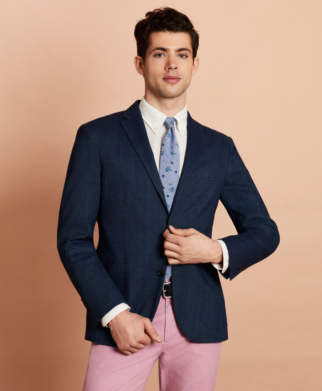 Linen-Blend Sport Coat