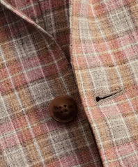 Plaid Linen Sport Coat