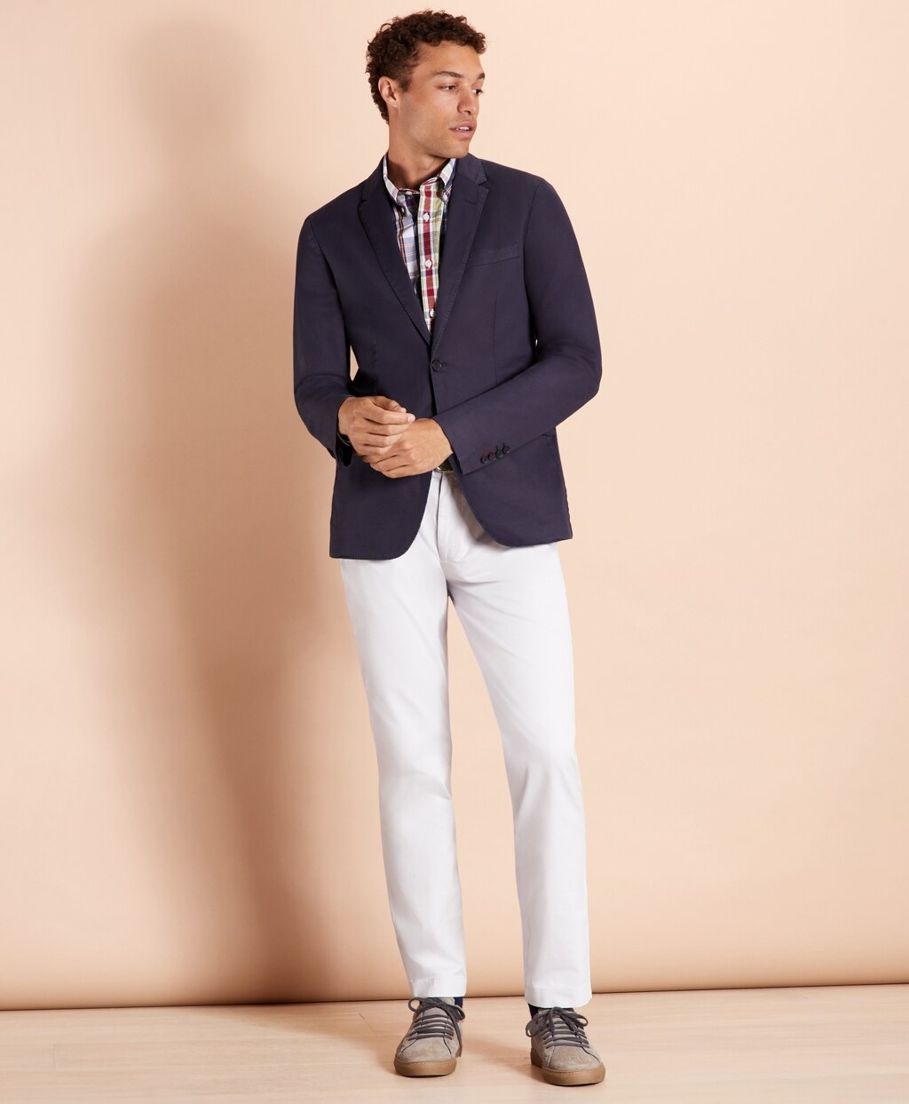 Stretch Cotton Twill Sport Coat