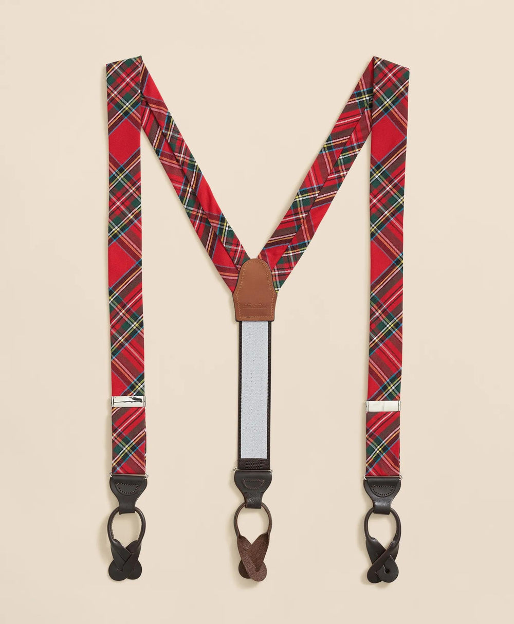 Royal Stewart Tartan Suspenders