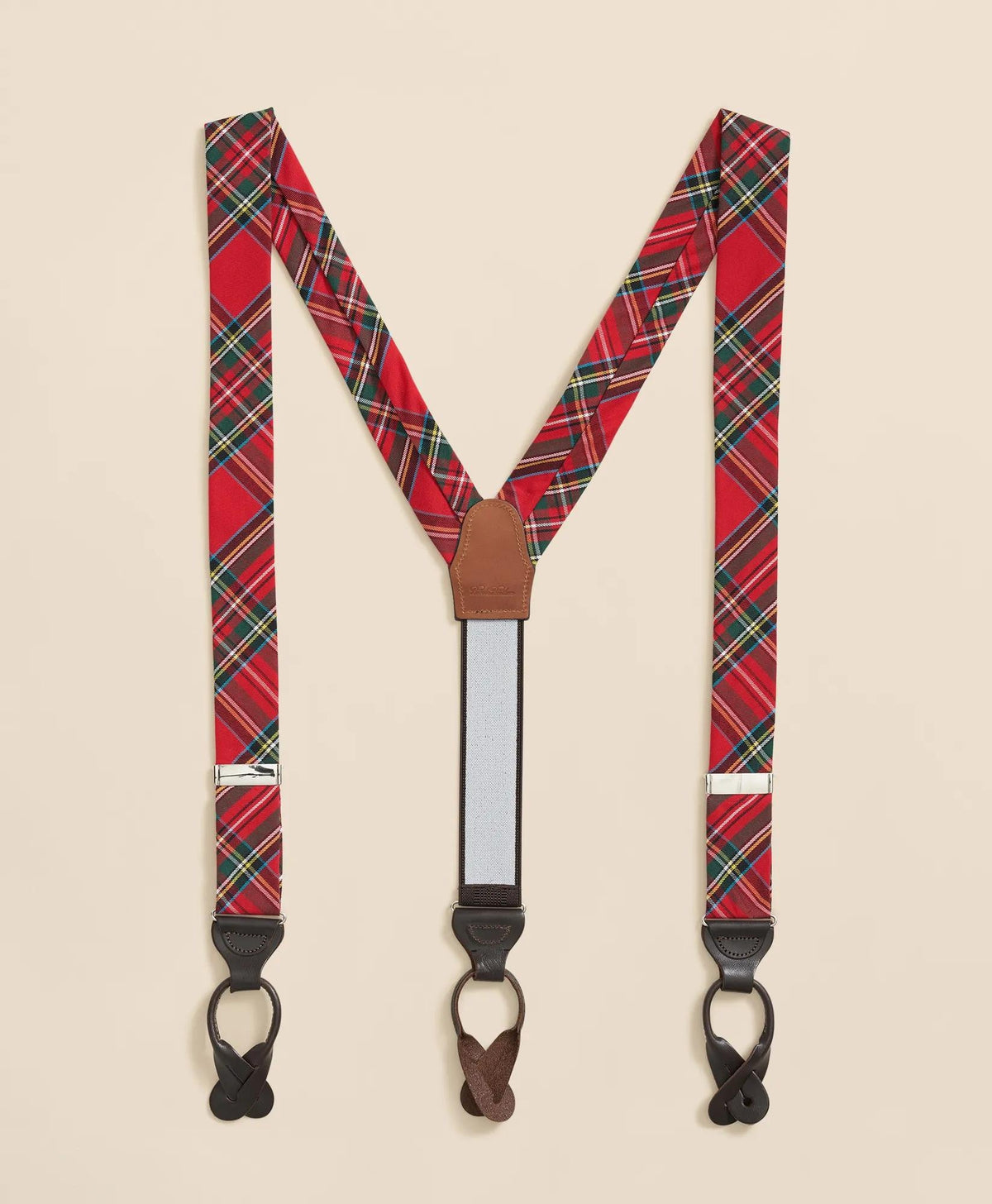 Royal Stewart Tartan Suspenders