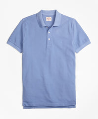 Garment-Dyed Cotton Pique Polo Shirt