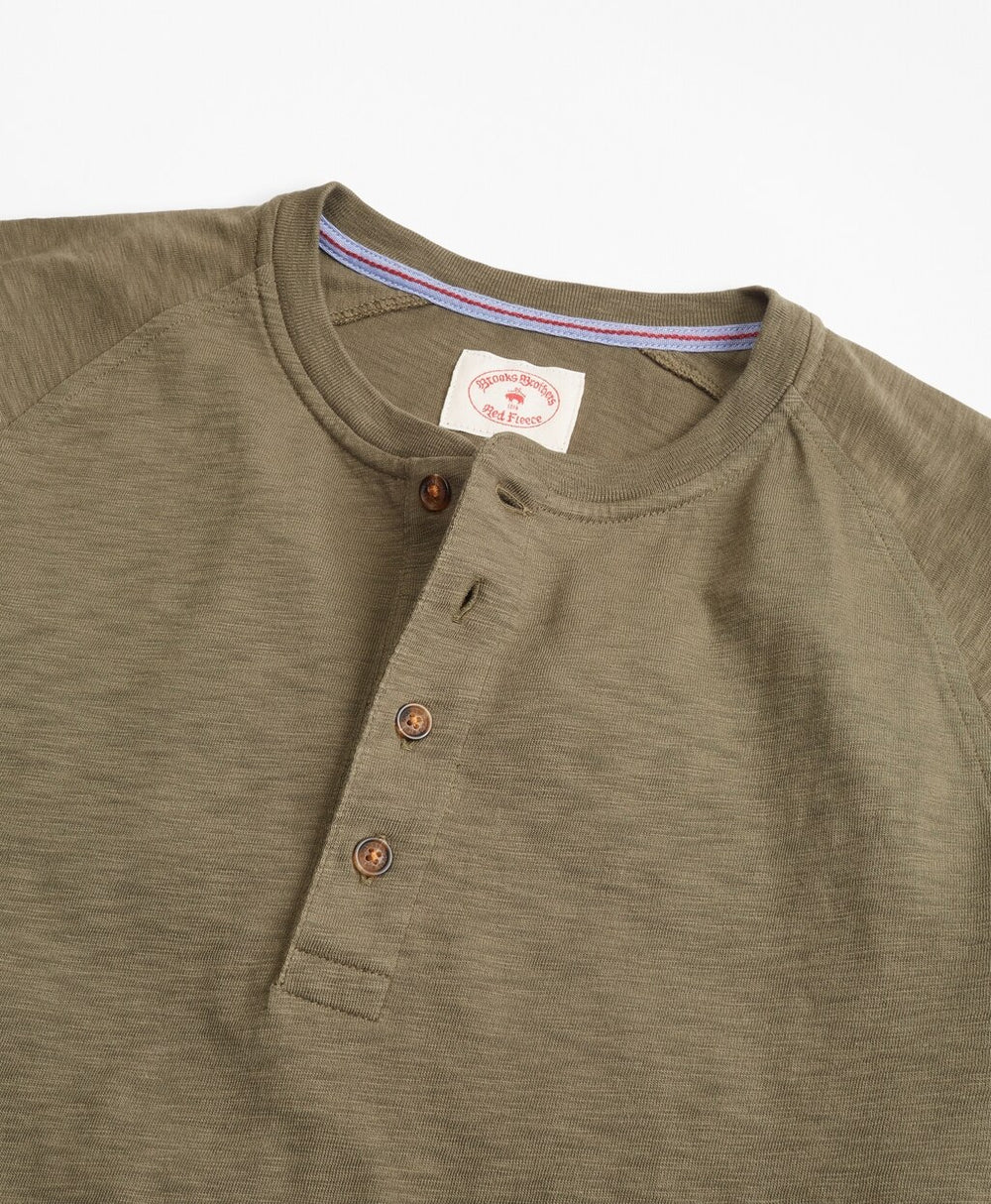 Slub Cotton Jersey Henley