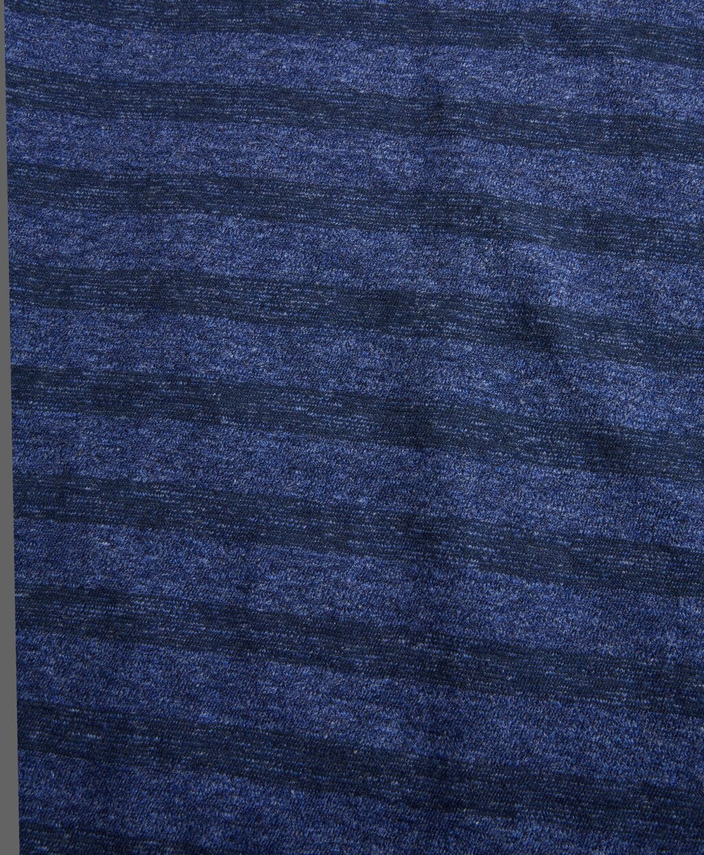 Striped Slub Cotton Jersey Polo Shirt