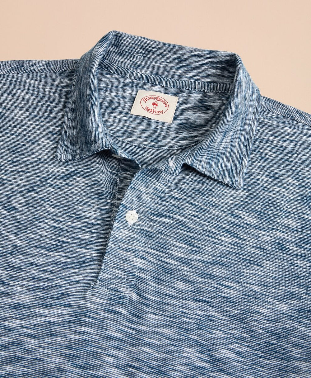 Feeder Stripe Slub Jersey Polo Shirt