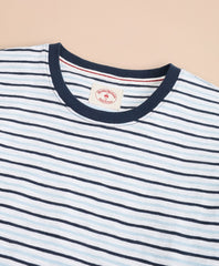 Alternating-Stripe Slub Cotton Jersey T-Shirt