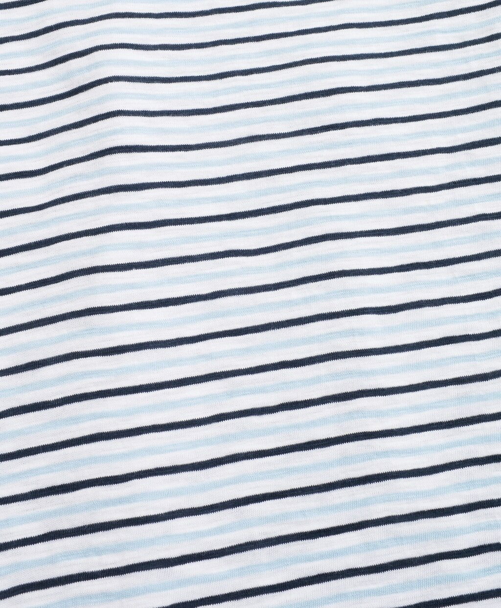 Alternating-Stripe Slub Cotton Jersey T-Shirt
