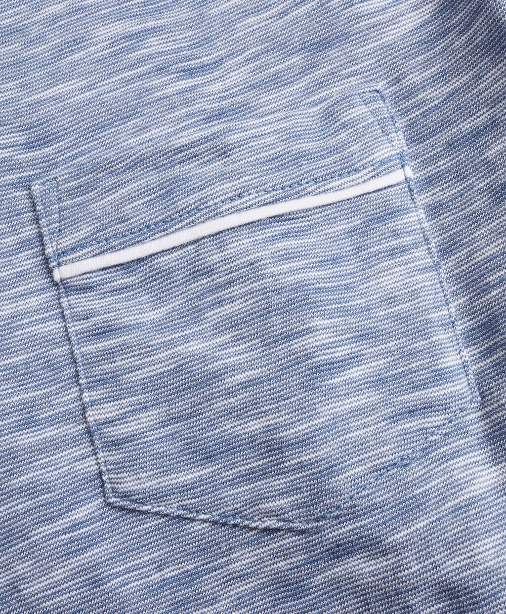 Accent Stripe Slub Cotton Jersey Polo Shirt