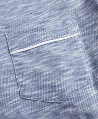 Accent Stripe Slub Cotton Jersey Polo Shirt